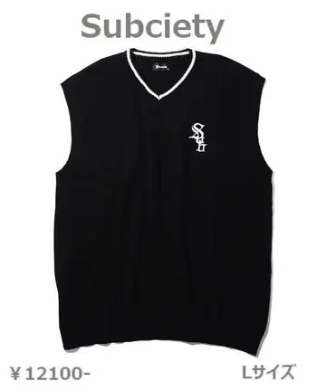 Subciety V넥 Cotton 베스트