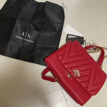 Armani Exchange 레드 숄더백