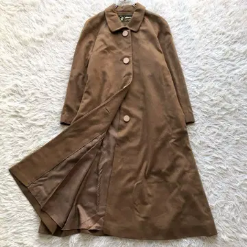 [ 컨디션 최상 캐시미어 100% ] 롱 코트 카멜 브라운 L 맥시 길이