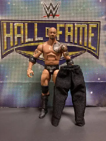 WWE 피규어 프로레슬링 락 마텔 엘리트 드웨인 존슨