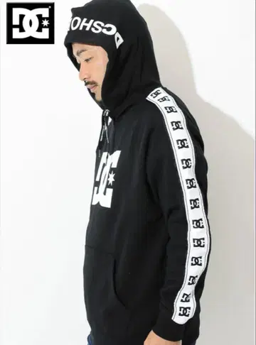 DCSHOECO USA/일본 한정판 풀오버 후드티/스케이터/블랙 M