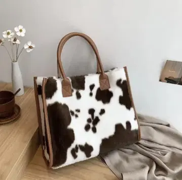 cattle 패턴 핸드백 패션