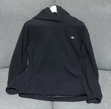 The North Face 블랙 플리스 후드티