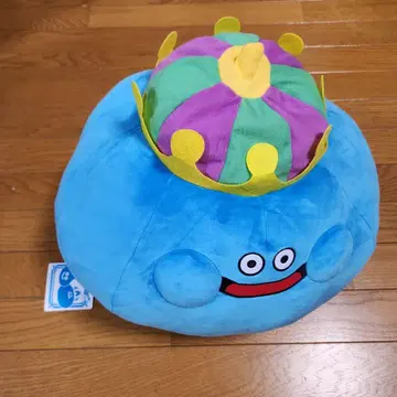 드래곤 퀘스트 AM 커다란 촉촉 봉제 인형 킹 슬라임 (새상품 택 포함)