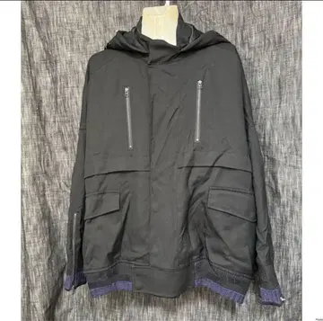 SISE 벌룬 블루종 후디드 자켓 마운틴 파카 1 블랙 S