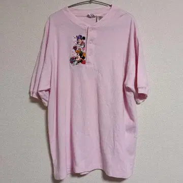 핑크 Disney Store 미키 미니 T셔츠 L