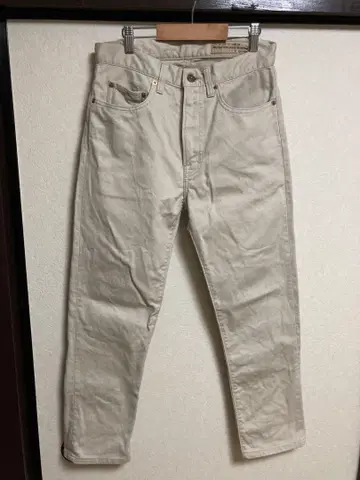 Boncoura 피케 팬츠 내추럴 29 일본제 Boncoura