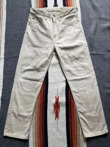 Boncoura 피케 팬츠 내추럴 29 일본제 Boncoura