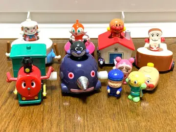 호빵맨 기차 자동차 움직이는 SL맨 모그린 캡슐 토이