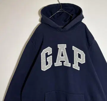 GAP 갭 빅 사이즈 자수 로고 속기모 후드티