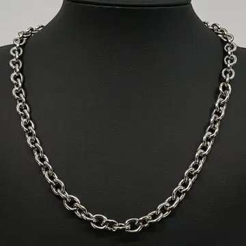 실버 키헤이 은 체인 목걸이 심플