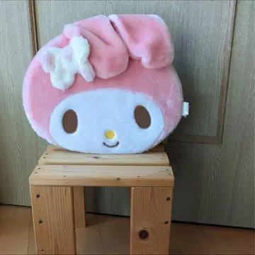 마이멜로디 얼굴형 쿠션 핑크