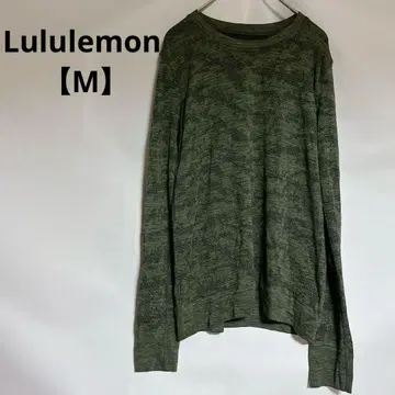 레어 Lululemon [ M ] 긴팔 도트 케이프 레인포레스트 그린