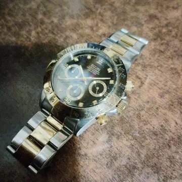 ELGIN FK-1189-G 크로노그래프 콤비 배터리 교환 완료 작동품