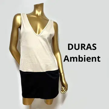 [ 2989 ] DURAS Ambient 포켓 부착 바이컬러 원피스 F