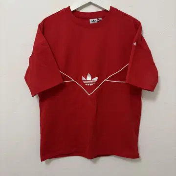 adidas 레드 반팔 T셔츠