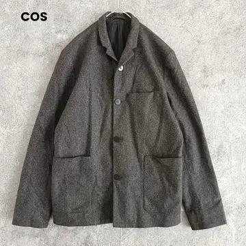 COS 코스 울 캐시미어 테일러드 자켓 아우터 다크 그레이 M