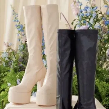 새상품 Darich 23SS 스트레치 가죽 롱 부츠