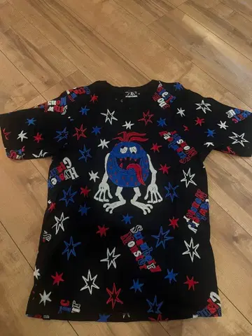 HYSTERIC GLAMOUR 별 패턴 T셔츠 S사이즈