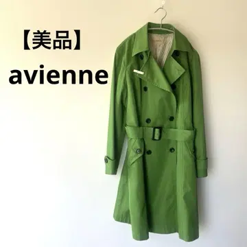 [ 새상품급 ] 도쿄 스타일 avienne 그린 트렌치코트 클리닝 완료