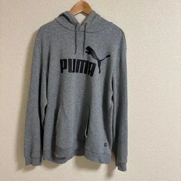 [즉시 판매 인기] PUMA 푸마 후드티 XL 그레이 스피드캣 로고