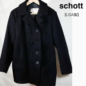 [ Schott ] 740N 네이벌 피 코트 USA 제조