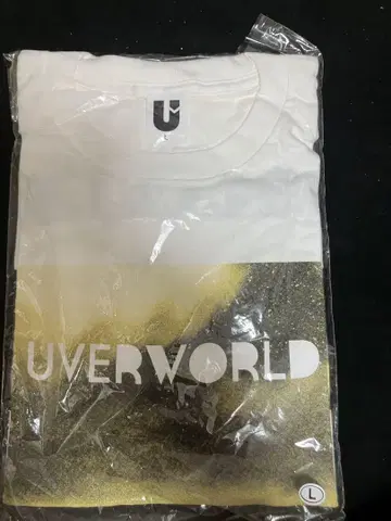 UVERWORLD T셔츠 L 화이트 미개봉 새상품
