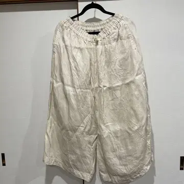 이치 소프트 데님 와이드 팬츠 린넨
