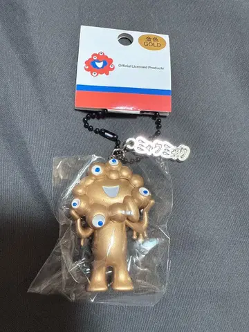 미야쿠미야쿠 캐릭터 키링 골드