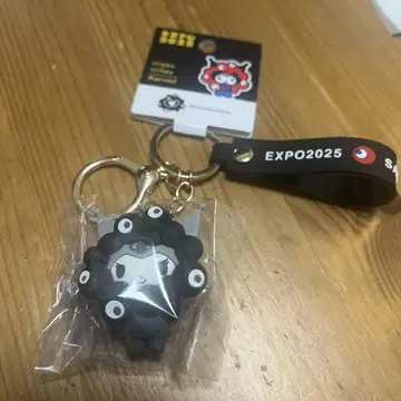 산리오 EXPO 2025 입체 마스코트 스트랩 쿠로미 키링