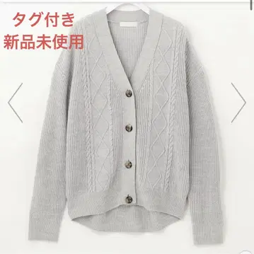 any SiS [세탁 가능] 수플레 케이블 믹스 가디건