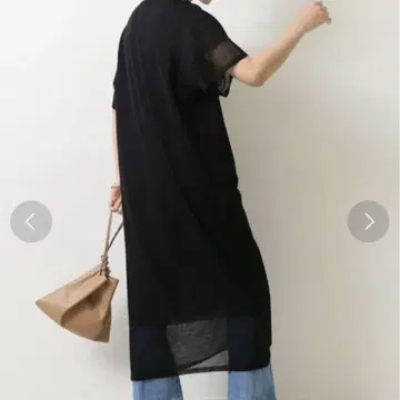 Spick & Span 시어 블로킹 원피스
