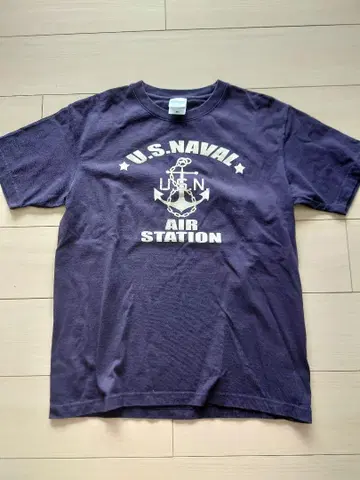 U.S. NAVAL AIR STATION / T셔츠 M 사이즈 네이비