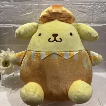 산리오 캐릭터즈 뽀요욘 에어포트 BIG 봉제 인형 폼폼푸딩