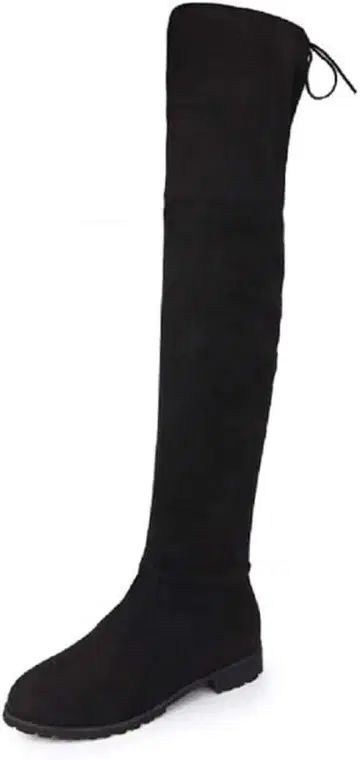 블랙 니하이 부츠 23.5cm