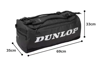새상품급 DUNLO 테니스 백 2WAY 보스턴 백 블랙 DTC2111
