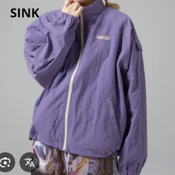SINK 코토하 요코자와 나일론 블루종 퍼플
