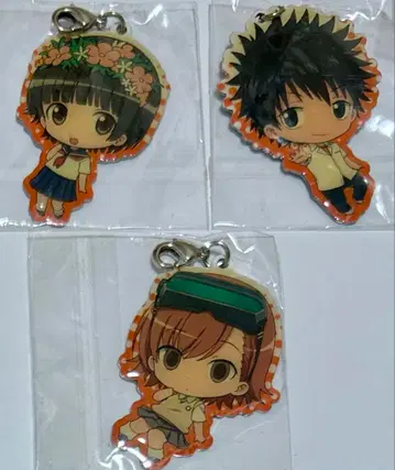 어떤 과학의 초전자포 S 트레이딩 메탈 참 스트랩 3종 세트