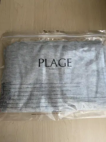 플라주 plage PP 캐시미어 스톨 옅은 그레이 색상