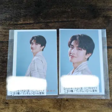 초특급 하루 키라리 스크래치 2025/07 C상 미니 브로마이드