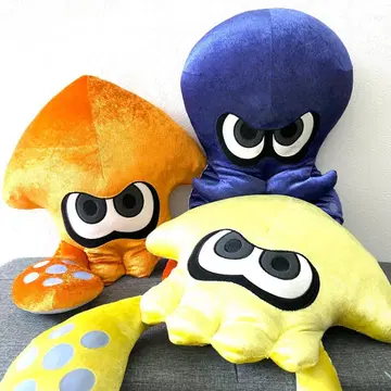 [ 중고 ] 스프라툰 Splatoon 다이컷 봉제 인형 오징어 문어
