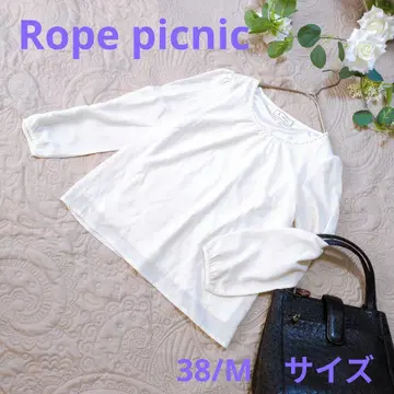 [ Rope picnic ] 화이트 긴팔 블라우스 38/M 사이즈 오피스