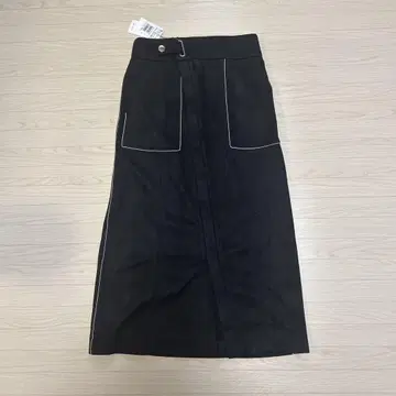 [ 정가 13,000엔 ] 라디에이트 롱 스커트 블랙 M