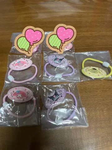 벌룬 디자인 헤어 액세서리 5개 세트