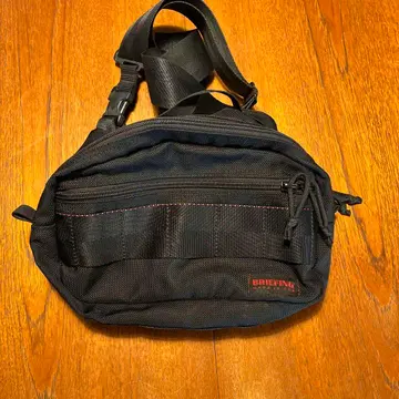 BRIEFING 숄더백 블랙 fanny pack