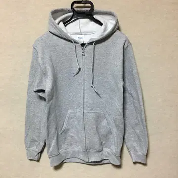 새상품 GILDAN 길단 집업 후드티 그레이 S