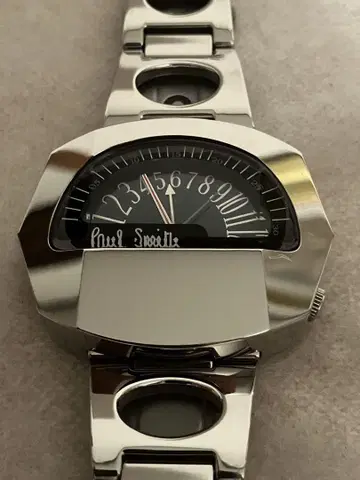 작동 Paul Smith 파랑 문자반 남성용 QZ 손목시계 배터리 새상품