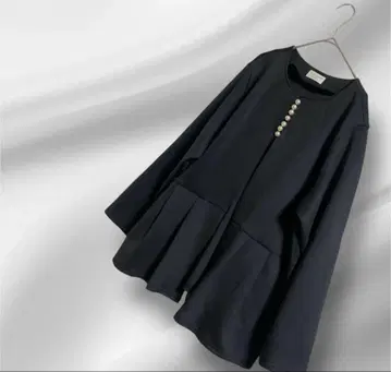 빅 사이즈! u plume 셀렉 펄 포인트 노카라 자켓 L L