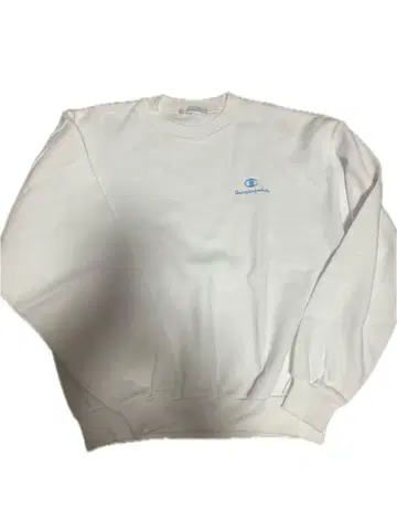Champion 화이트 크루넥 트레이닝복