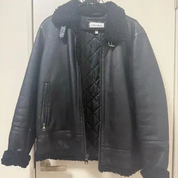캘빈 클라인 보아 카라 부착 자켓 M 사이즈